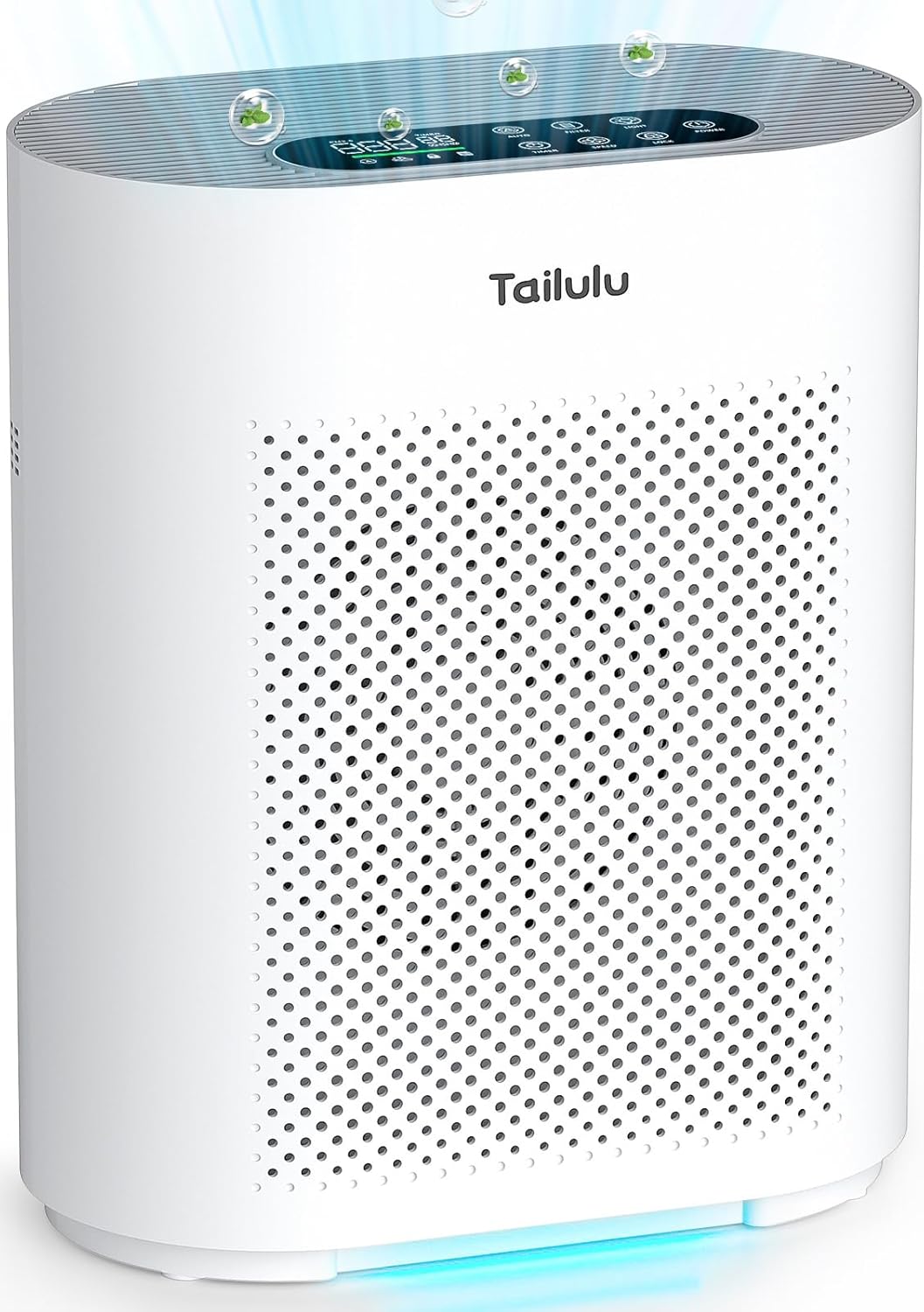 Air Purifiers for Home Large Room up to 1800ft², PM2.5 Air Quality Sensor Smart Mode, 20dB Sleep Mode & Night Light, H14 HEPA Filter Air Purifiers for Bedroom, Pets, Dust, Pollen, Tailulu HQKJ-180