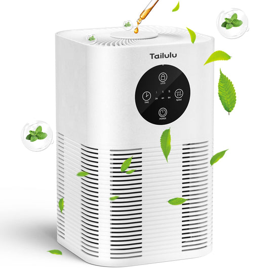 Air Purifiers for Pet,Tailulu Home Air Cleaner For Bedroom up to 600 sq.ft 22db with Fragrance Sponge