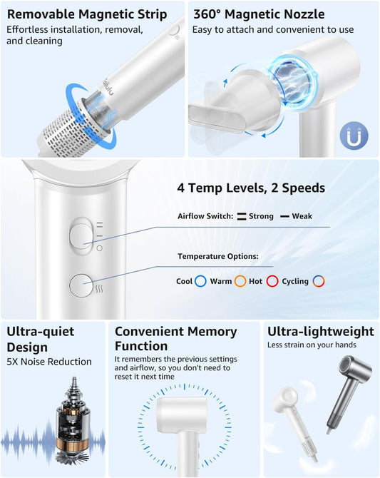 Tailulu Hair Dryer | HF03 White