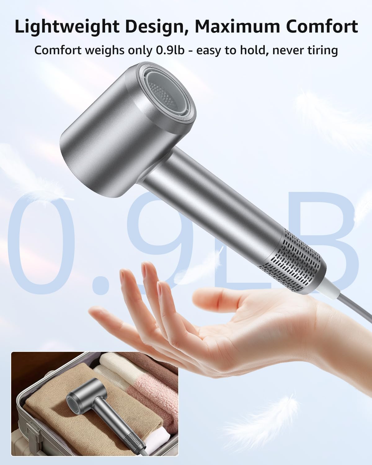 Tailulu Hair Dryer | HF03 Gunmetal Color