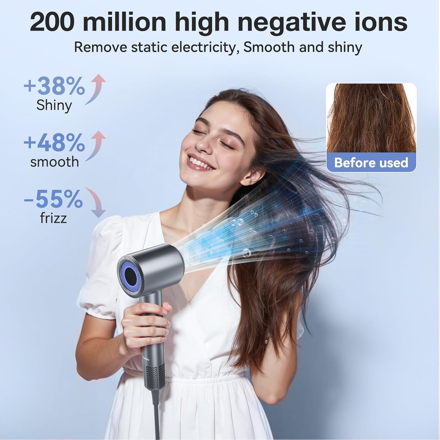 Tailulu Hair Dryer | P2306F Grey
