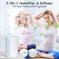 Humidifiers for Bedroom Large Room, Tailulu DS9L 4.5L/1.2Gallon Ultrasonic Cool Mist Humidifier