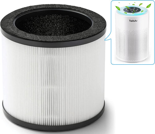 Tailulu Air Purifier HQZZ-160 Replacement Filter, 3-in-1 True HEPA Filter, High-Efficiency Filter